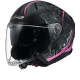 LS2 OF603 Infinity II Lotus Mat Roze Jethelm - Helm