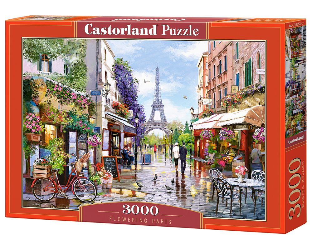 Castorland Flowering Paris - 3000 Piece Jigsaw Puzzle