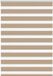 vidaXL Zebra gordijn 105x100 cm stofbreedte 100,9 cm polyester zandbruin