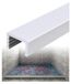 PVC Waterkering Drempelstrip voor Douche en Badkamer - Melk