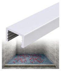 PVC Waterkering Drempelstrip voor Douche en Badkamer - Melk