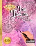 Ink Tracing Mandalas and Patterns: Draw with Pen and Ink the White Lines, Adult Coloring Book, Perfect for Anxiety: Stress Relief with this Unique Reverse Coloring book.