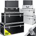 Kesse Set Aluminium Transportkisten - Zwart - 3 Stuks