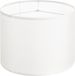 Vevor Lampenkap Drum 33x33x25cm CrèMe Wit Linnen