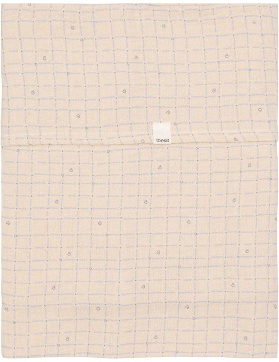 Koeka Lind wieglaken warm white 80x100