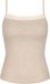 Sloggi Women GO Ribbed Spaghetti Top (1-pack) - dames singlet - beige melange