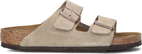 Birkenstock Arizona Dames Slippers - Taupe - Maat 41 - Slides - Lente/Zomer 2024