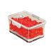 JOYBOS Opbergcontainer, 2,5 l, transparant, met deksel