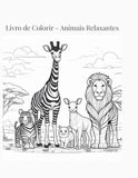 Livro de Colorir – Animais Relaxantes: Um convite para relaxar e colorir