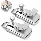 Guides de couture magnétiques, 2 pièces, pour machine à coudre, acier inoxydable