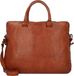 Harold's Leren Business tas Laptoptas met laptopvak Submarine Post-Businessbag Cognac Bruine