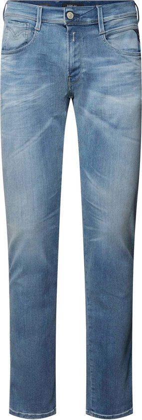 Replay Jeans Anbass Hyperflex M914y 000 661a05 009 - Blauw - Maat W36 X L32 - Heren