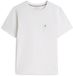 Tommy Hilfiger Heren Essential Solid Pocket TEE MW0MW37283 T-shirt Korte Mouw Ronde Hals Katoen Wit L