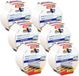 Tesa 55731-00500-11 Dubbelzijdige tape-set Wit (l x b) 10 m x 50 mm 6 stuk(s)