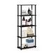 Furinno Gereedschaploze planken, Hout, Espresso/Zwart, one size