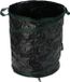 Pro Garden Tuinafvalzak - opvouwbaar - rond - antraciet - 85 liter