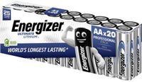 Energizer Ultimate Lithium AA Batterijen - 20 Stuks