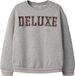 NAME IT Meisjes Sweater Grijs Melange Katoen Maat 122/128