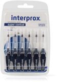 Interprox Super Conical - Donkerblauw - PHD 2,0 mm - 6 Ragers