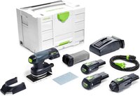 Festool RTSC 400 Li 3,0 I-Set Accu Vlakschuurmachine | 18V | Incl. 2 x 3.0Ah accu + snellader