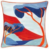 furn. D'Azure Kussenhoes met abstracte bies