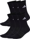 Adidas Performance Gevoerde Sokken 6 Paar - Unisex - Zwart