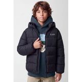 NAME IT KIDS gewatteerde winterjas - zwart