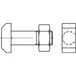 TOOLCRAFT 106215 Hamerkopbout M16 120 mm DIN 261 Staal 10 stuk(s)