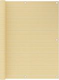 vidaXL Balkonscherm 120x600 cm HDPE beige