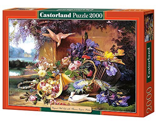 Castorland Elegant Stilleven met bloemen Eugene Bidau Jigsaw (2000-stuk)