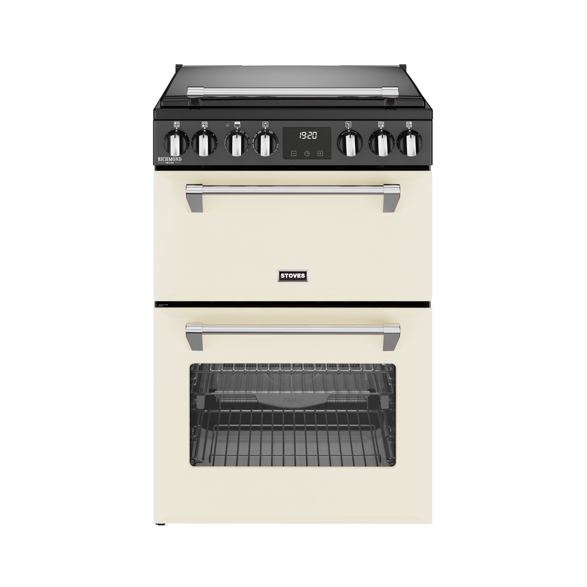 Stoves 444411848 Vrijstaand fornuis Elektrisch Inductiekookplaat 4 zones Crème