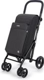 Carlett Urban Quad Boodschappentrolley - Zwart