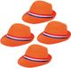 Merkloos Folat Verkleed tribly hoed - Oranje - Kunststof - Unisex - Volwassenen - Koningsdag