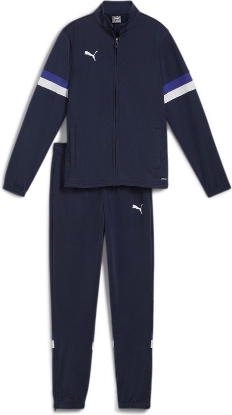 PUMA individualRISE Tracksuit Jr Boys Training Suit - Club Navy-Lapis Lazuli - Size 128