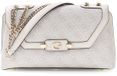 GUESS Lindsey Convertible Xbody Flap Bone Logo crème schoudertas