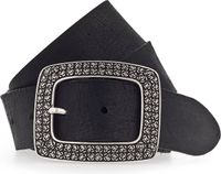 Vanzetti Leren Riem 40mm Women´s Belt W110 Black Zwart