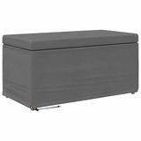 vidaXL Tabouret Gris foncé 81 x 41 x 40 cm Tissu et bois stratifié