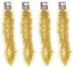 Merkloos / Sans marque Koopman International Kerst folieslinger - 4x - goud - 180 cm