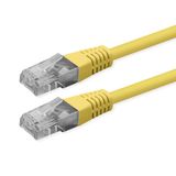 ROLINE Cat.6 (Class E) Patch Cable, UTP, PoE, geel, 0,5 m