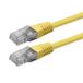 ROLINE Cat.6 (Class E) Patch Cable, UTP, PoE, geel, 0,5 m