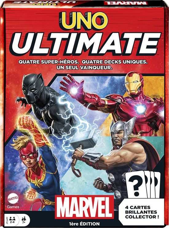 Mattel Uno Ultimate Marvel kaartspel