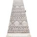 Le Tapis De Couloir Berbère Rabat Crème - Pour La Cuisine, L'Antichambre, Le Couloir Beige 80x300 Cm