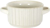 Home Deco Factory Florence Soepkommen - Creme Wit - Keramiek - 14 x 7 cm