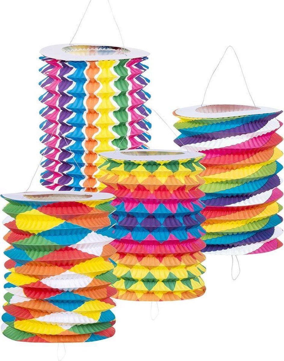 Boland Treklampionnen Fantasie 13 cm Papier 12 Stuks - Multi