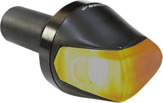 Koso Knipperlicht stuurbalans zwart Smoke (E-Keur)