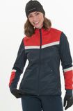 ENDURANCE Trainingsjacke Linas Vrouwen Donkerblauw-rood Polyester