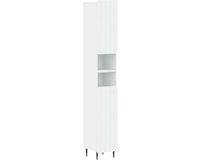 vidaXL Badkamerkast met Open Plank ZWOLLE Wit 30 x 31 x 189,5 cm