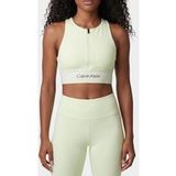 Calvin Klein Medium Support Sports Bra Lime Cream Taille: XS | Chaussettes de sport Outlet | Femme | Vert