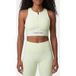 Calvin Klein Medium Support Sports Bra Lime Cream Taille: XS | Chaussettes de sport Outlet | Femme | Vert