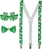 Merkloos / Sans marque St. Patricks Day verkleed set - klavertjes - 3 delig - voor volwassenen - Ierland feest verkleedaccessoires